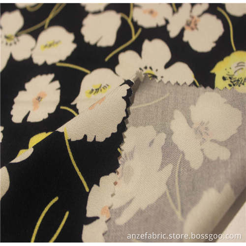 garment fabric 100%rayon twill printed fabric lead fabric